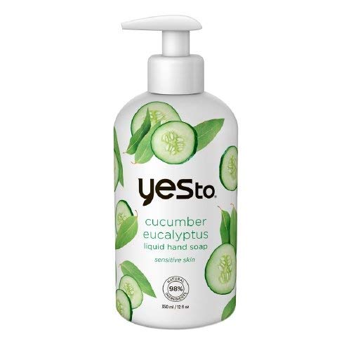 Yes to Cucumbers Eucalyptus Liquid Hand Soap 12 fl oz (pack of 2)