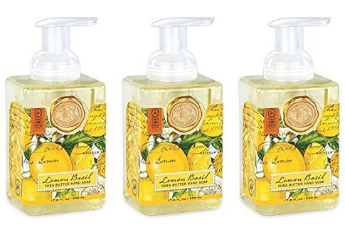 Michel Design Works Foaming Hand Soap, 17.80-Fluid Ounce, Lemon Basil – 3-PACK Review