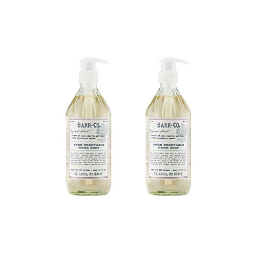 Barr Co Pure Vegetable Hand Soap 16 oz (Pack of 2)