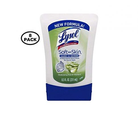 Lysol No-Touch Hand Soap Refill, Aloe, 8.5 oz. (Pack of 8) Review