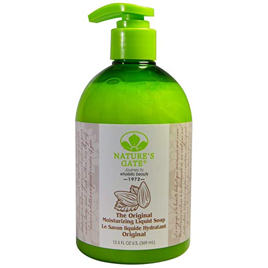 Natures gate, the Original Moisturizing Liquid Soap, 12.5 FL Ounces, 369 milligrams. Pack of 5 Bottles.