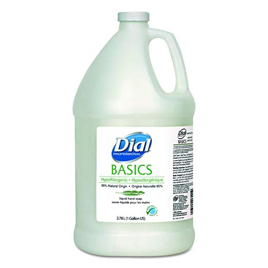 Dial Professional 06047 Baiscs Liquid Soap, Fresh Floral, 1 gal Bottle (Case of 4)