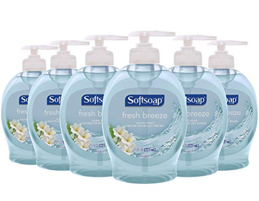 Softsoap Liquid Hand Soap, Fresh Breeze - 7.5 fluid ounce (Pack of 6)