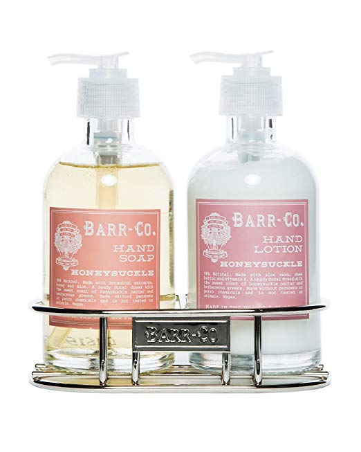 Barr Co Honeysuckle Hand & Body Duo with Caddy k hall designs