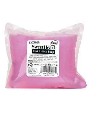 Dial 724727 Sweetheart Antibacterial Liquid Hand Soap, 800mL Flex Pack (Pack of 12) Review
