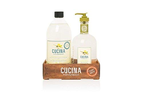 Cucina Hand Soap (500ml) and Refill (950 ml) Hand Soap - Sea Salt and Amalfi Lemon