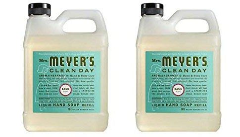 Mrs Meyers Liquid Hand Soap Refill, Basil Scent, 33 Ounce (2 Refills) Review