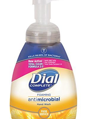 Dial Complete 1210130 Antimicrobial Foaming Kitchen Hand Soap with Tabletop Pump, 7.5oz Bottle (Pack of 8) Review