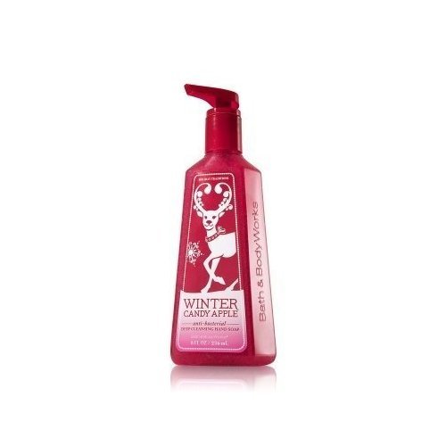 Bath & Body Works Holiday Traditions Winter Candy Apple Anti-bacterial Deep Cleansing Hand Soap Free Gift Included