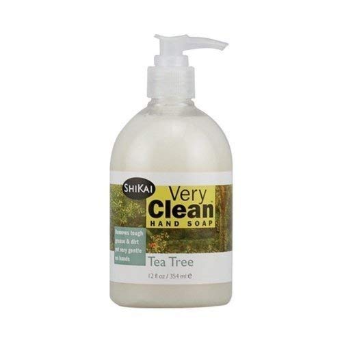 Very Clean Hand Soap Tea Tree, 12 oz, ShiKai ( Multi-Pack)