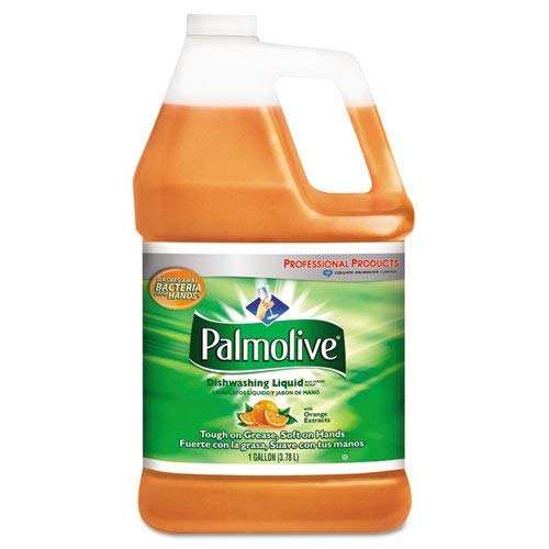 Palmolive 04930 Dishwashing Liquid & Hand Soap, Orange Scent, 1 gal Bottle (Case of 4)