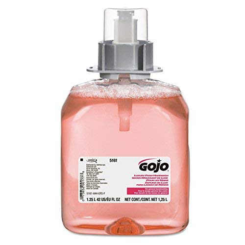 GOJO 516103CT FMX-12 Foam Hand Wash, Cranberry, FMX-12 Dispenser, 1250mL Pump (Case of 3)