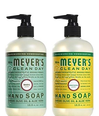 Mrs. Meyer’s Clean Day Liquid Hand Soap Basil & Honeysuckle (2×12.5 fl oz) Review