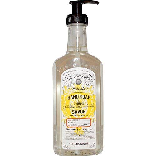 J.R. WATKINS Hnd Soap,Liq,Lemon, 11 FZ 6 Pack