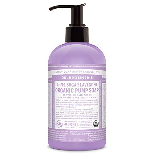 Dr. Bronner's Organic Pump Soap - (Lavender, 12 Fl Oz) by Dr. Bronner's