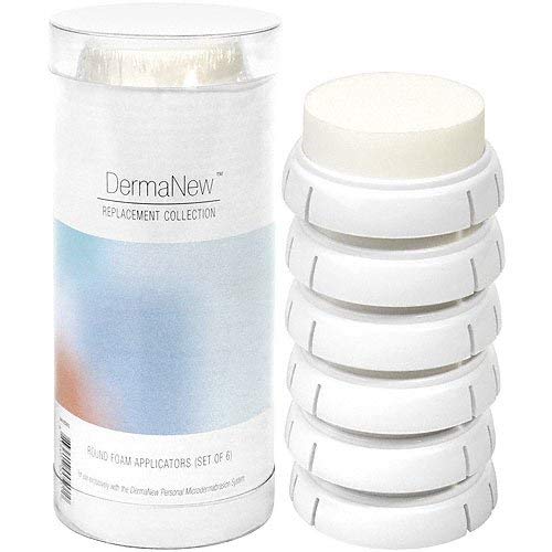 Round Foam Applicators 6 piece by DermaNew Microdermabrasion