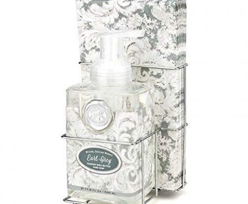 Michel Design Works Bergamot & Lemon Scented Foaming Hand Soap & Napkin Caddy Set, Earl Gray Review