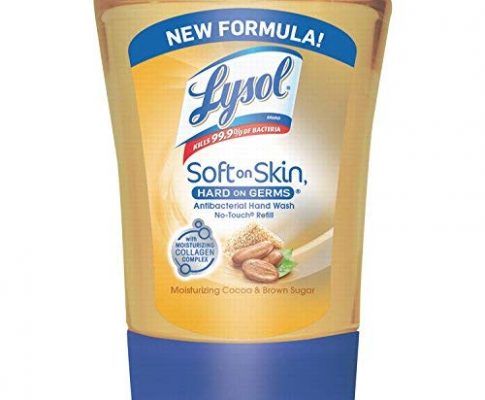 LYSOL No-Touch REC 00300 RAC00300CT Antibacterial Hand Soap Refill, 8.5 oz. Refill, Cocoa & Brown Sugar, Tan (Pack of 6) Review