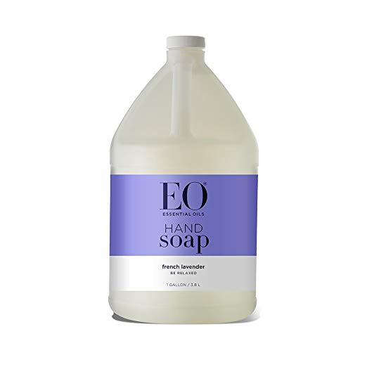 EO Botanical Liquid Hand Soap Refill, French Lavender, 128 Fluid Ounce (1 Gallon)