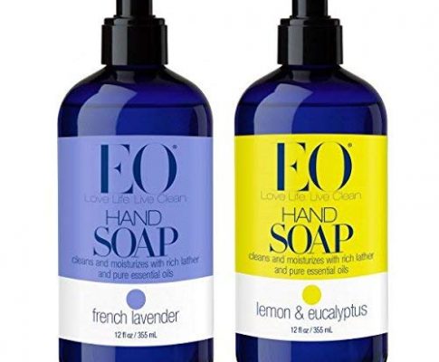 EO Botanical French Lavender and Lemon Eucalyptus Liquid Hand Soap Bundle With Lavender and Lavendin Essential Oils, Grapefruit, Orange and Peppermint Essential Oils, 12 oz each Review