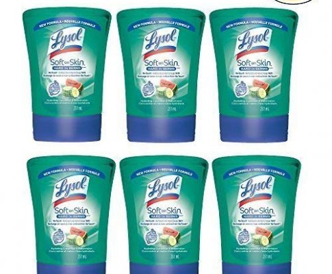 Lysol No-Touch Hand Soap Refill, Hydrating Cucumber & Watermelon, 8.5 Ounce (Pack of 6) Review