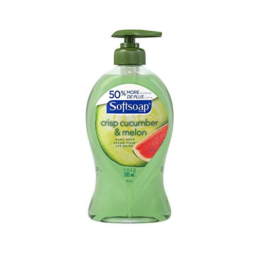 Softsoap Liquid Hand Soap Pump, Crisp Cucumber and Melon, 11.25 Ounce