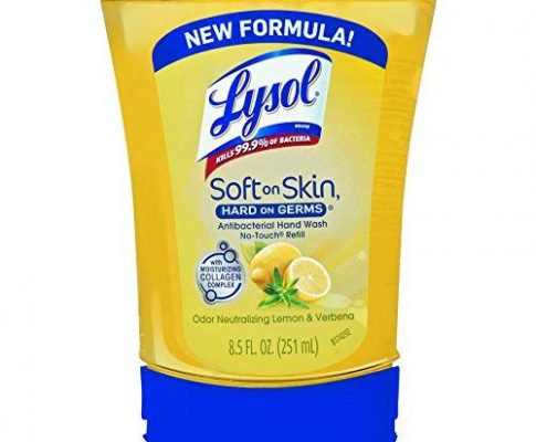 LYSOL No-Touch 00379CT Hand Soap Refill, 8.5oz, Lemon & Verbena (Case of 6) Review