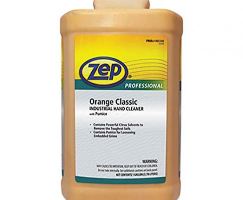 Zep Professional Industrial Hand Cleaner, Gel, Orange, 1 gal Bottle, 4/Carton Review