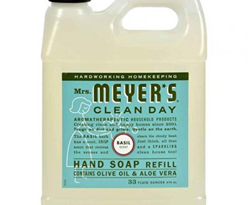 Mrs. Meyers Clean Day Hand Soap Refill, Basil Scent 33 oz (Pack of 6) Review