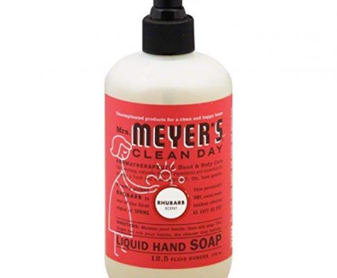 Mrs. Meyers Clean Day Liquid Hand Soap Hard 12.5 Oz Rhubarb Scent Pump Dispenser Review