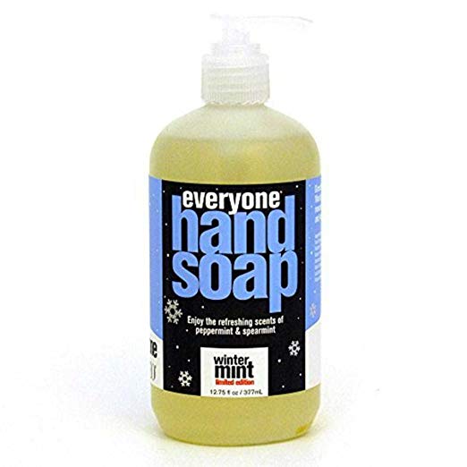 EO Products Natural Everyone Hand Soap Liquid, Winter Mint, 12.75 Ounce