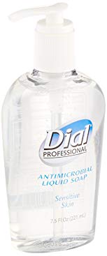 DIAL GIDDS2-881307 Dial Antimicrobial Liquid Hand Soap For Sensitive Skin, 7.5 oz