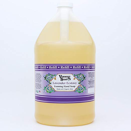 Vermont Soap Organics - Lavender Ecstasy Foaming Hand Soap Gallon Refill