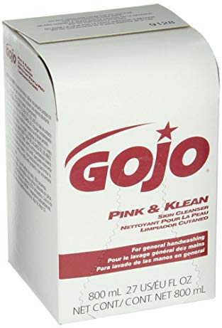 Gojo Industries, Inc 912812 Skin Cleanser, 800ml, Floral Fragrance, Pink