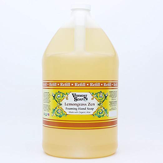 Vermont Soap Organics - Lemongrass Foaming Hand Soap Gallon Refill