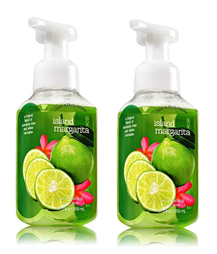 Bath & Body Works Island Margarita Gentle Foaming Hand Soap - Pack of 2