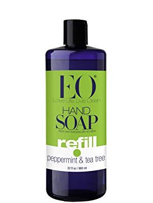 EO Hand Soap, Refill Size, Peppermint & Tea Tree, 32-Ounce Bottles (Pack of 2) Review