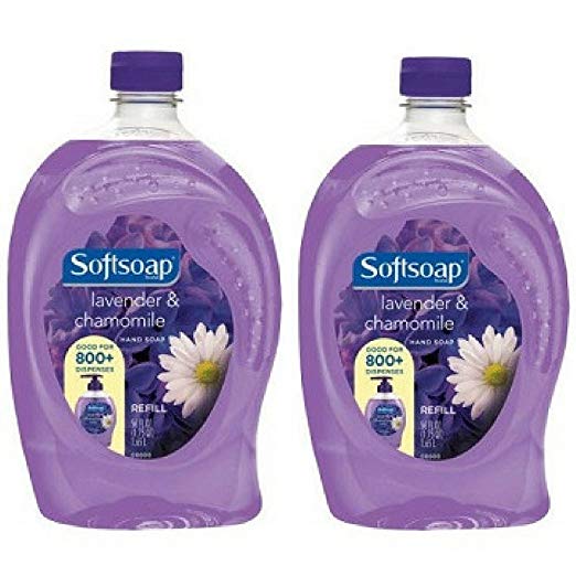 Softsoap Liquid Hand Soap Refill, Lavender and Chamomile, 56 Ounce, (Pack of 2)