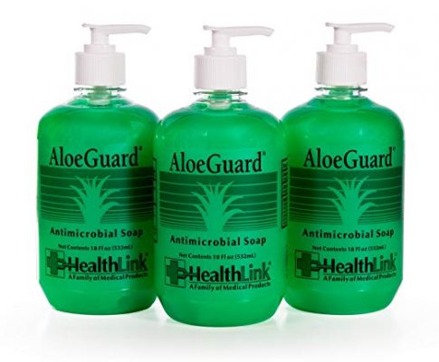 Healthlink AloeGuard 7760 Moisturizing Antimicrobial Soap, 18 oz, Aloe Vera Infused, PCMX, Light Floral Scent (3-Pack) Review