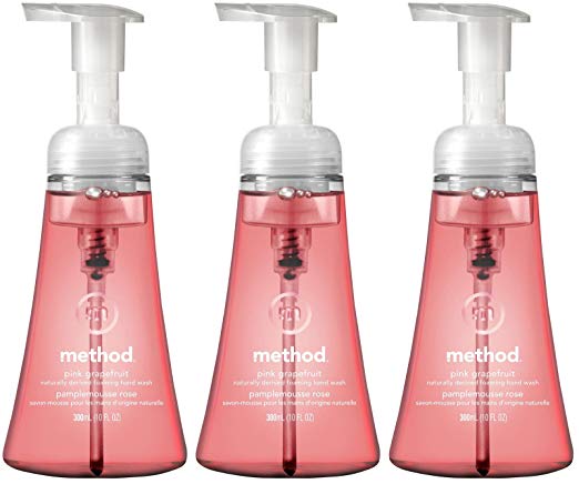 Method Foaming Hand Wash, Pink Grapefruit, 10oz, 3pk