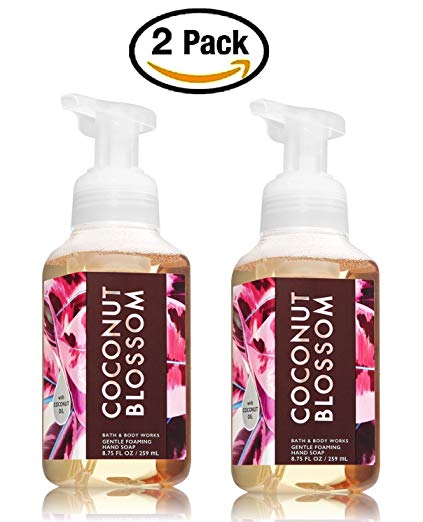 Bath and Body Works Coconut Blossom Gentle Foaming Hand Soap Pack of 2