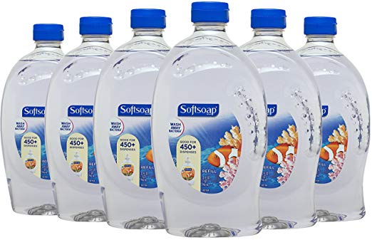 Softsoap Liquid Hand Soap Refill, Aquarium - 32 fluid ounce (6 Pack)