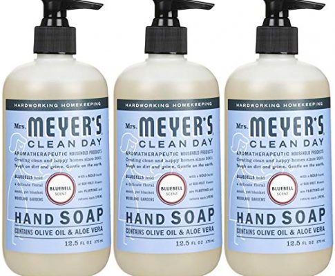 Mrs. Meyer’s Clean Day Liquid Hand Soap, Bluebell, 12.5 FL OZ (370ml), 3pk Review