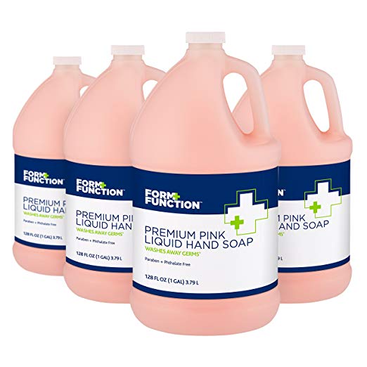 Form + Function Premium Pink Liquid Hand Soap (1 Gal, 4-Pack)