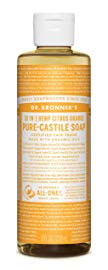 Dr. Bronner Citrus Orange Liquid Soap, 8 Ounce