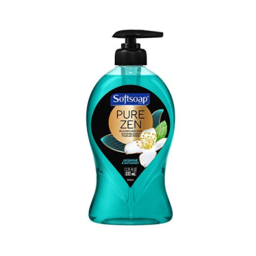 Softsoap Pure Zen Hand Soap Pump, Jasmine & Watermint, 11.25 Ounce (Pack of 6)