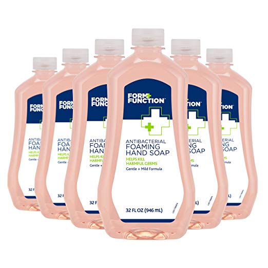 Form + Function Antibacterial Foaming Hand Soap (32oz, 6-Pack)