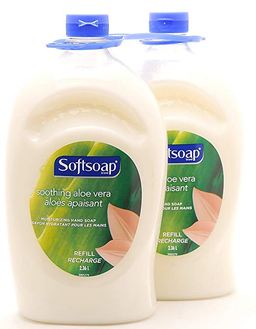 Softsoap Hand Soap Soothing Aloe Vera Moisturizing Hand Soap Refill (2-Pk (80 fl.oz. x 2))