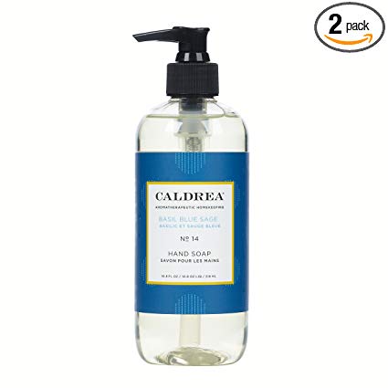 Caldrea Hand Soap, Basil Blue Sage, 10.8 oz