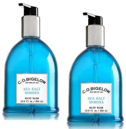 Set of 2 C.O. Bigelow Bath and Body Works Sea Salt Mimosa Hand Wash 13.3 Ounce Each